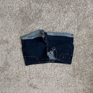 Ava & Viv Dark Blue Denim Jean Shorts